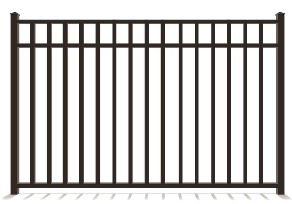 3 rail aluminum fence contractor in Evans Georgia