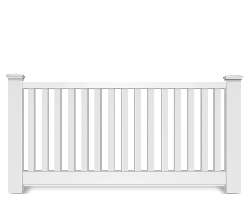Vinyl picket fence contractor in Evans Georgia