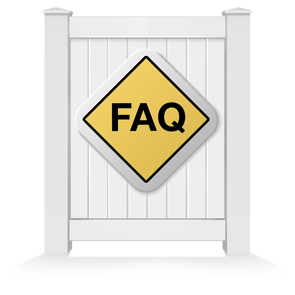 vinyl fence FAQs in the Evans Georgia area