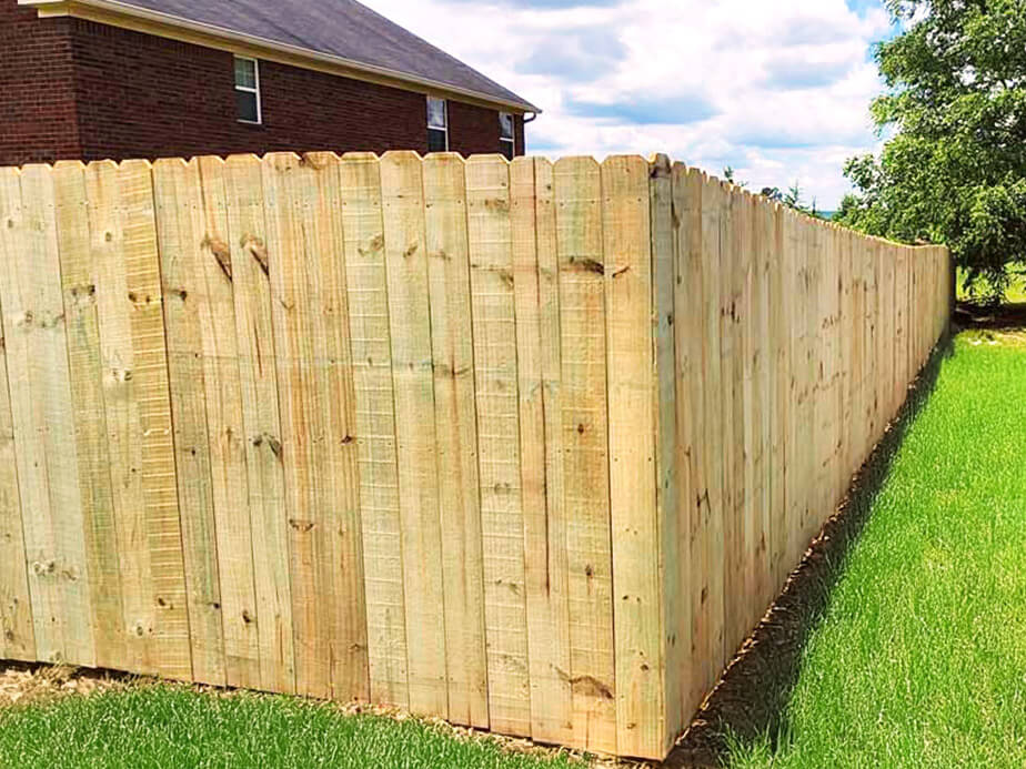 Evans Georgia Pine wood fence company