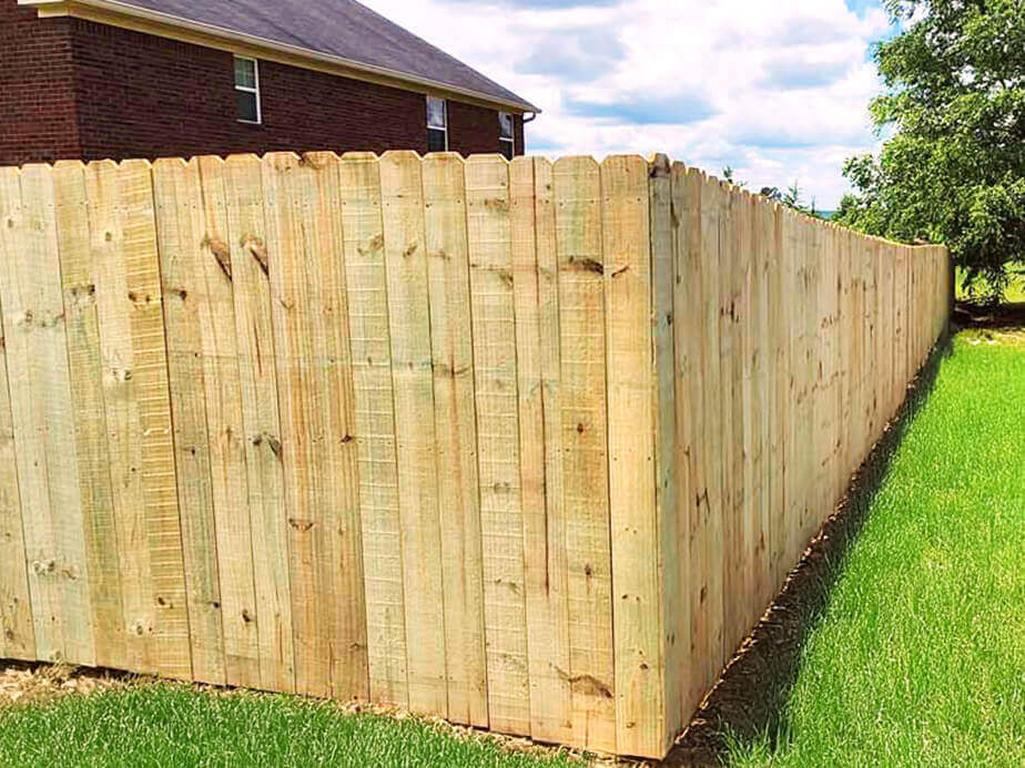 wood fence Evans Georgia